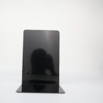 black bookends home office storage