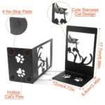cartoon cat bookends stand