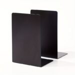 decorative black bookends for shelf