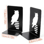 metal animal bookends stand