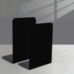 minimalist black bookend decor