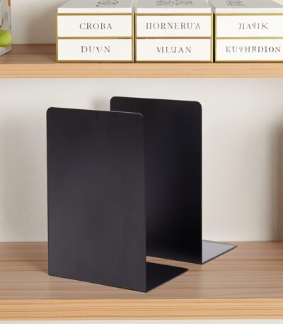 office storage bookends black